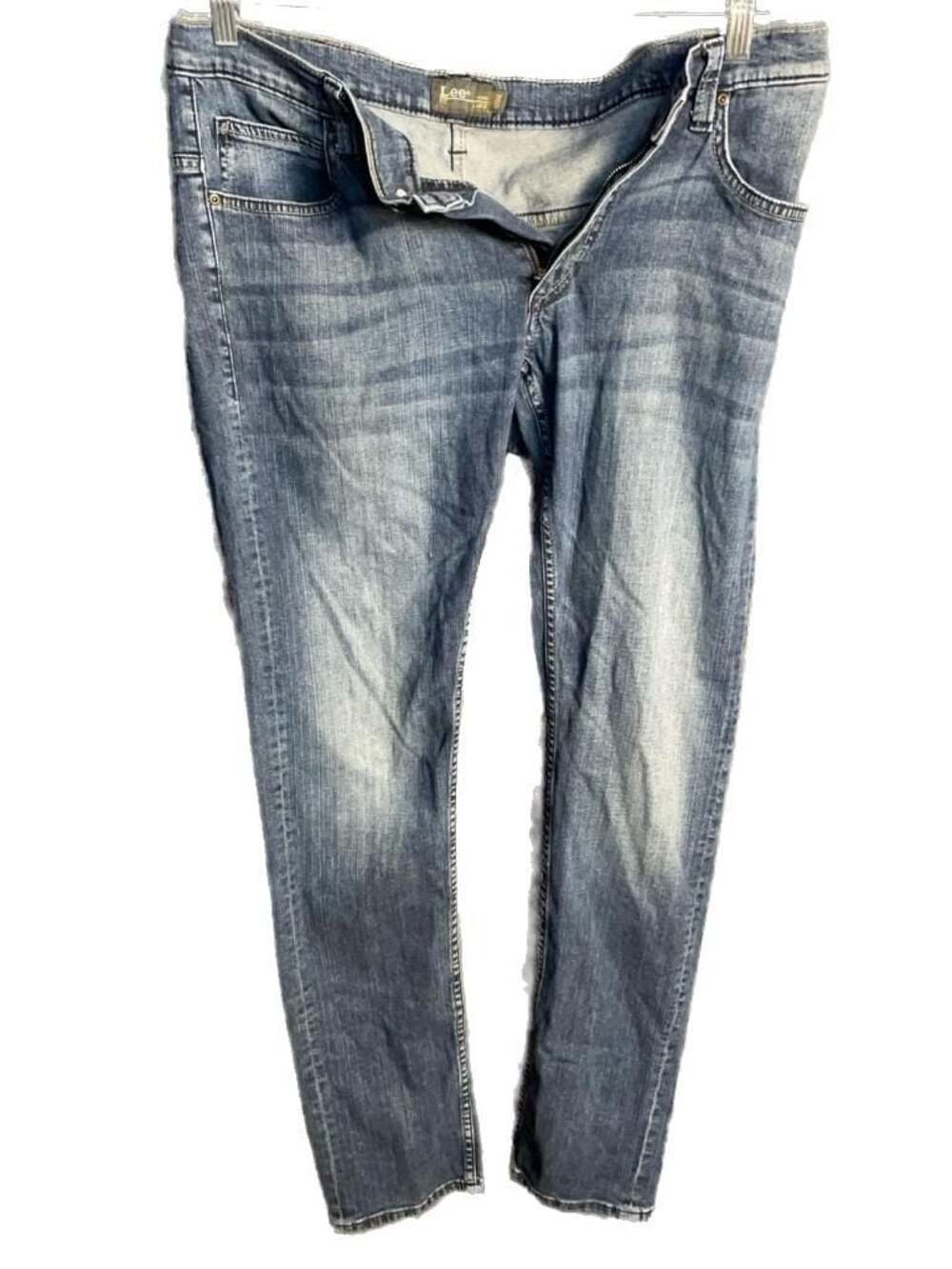 Lee Luke Fit Men's Blue Denim Jeans Size 32x33